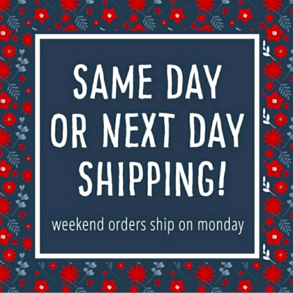 Same Day or Next Day Shipping Sign